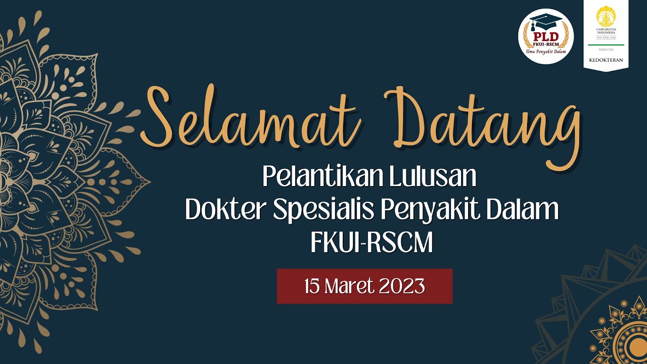 Pelantikan Lulusan Dokter Spesialis Penyakit Dalam FKUI Maret 2023