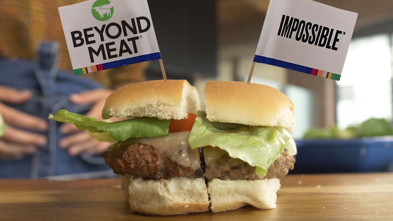Impossible Burger vs Beyond Meat Burger Taste Test