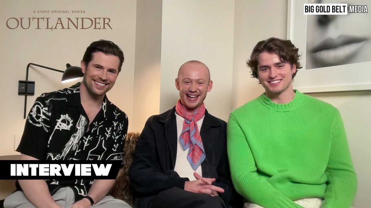 David Berry, John Bell & Charles Vandervaart Interview | Outlander Season 7 (2023)