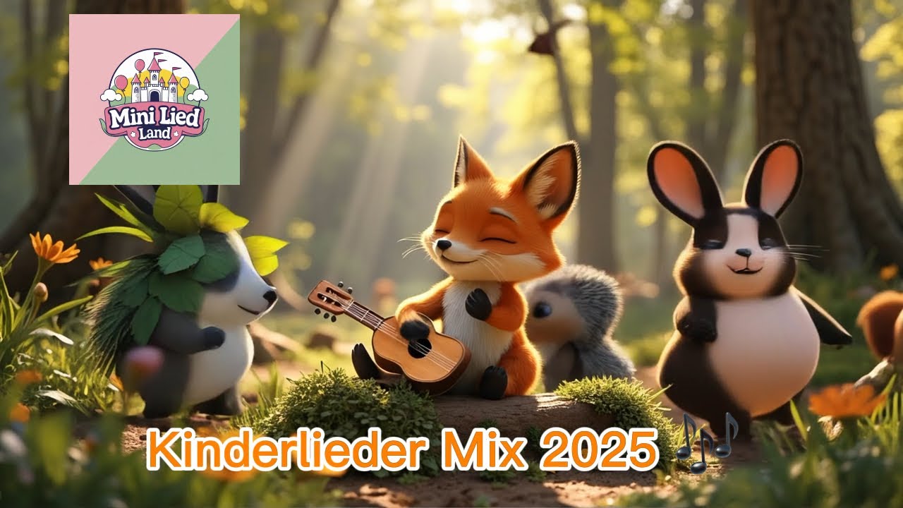 Kinderlieder Mix #2 🎶 | Mini Lied Land | Musik für Kinder (14 Minuten)