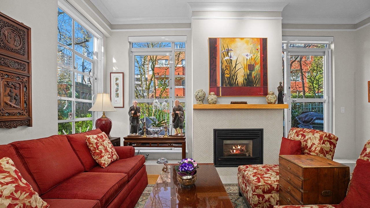 West End ground level 2 Bedroom with Huge Patio for sale (106-1928 Nelson Street - West Park House)