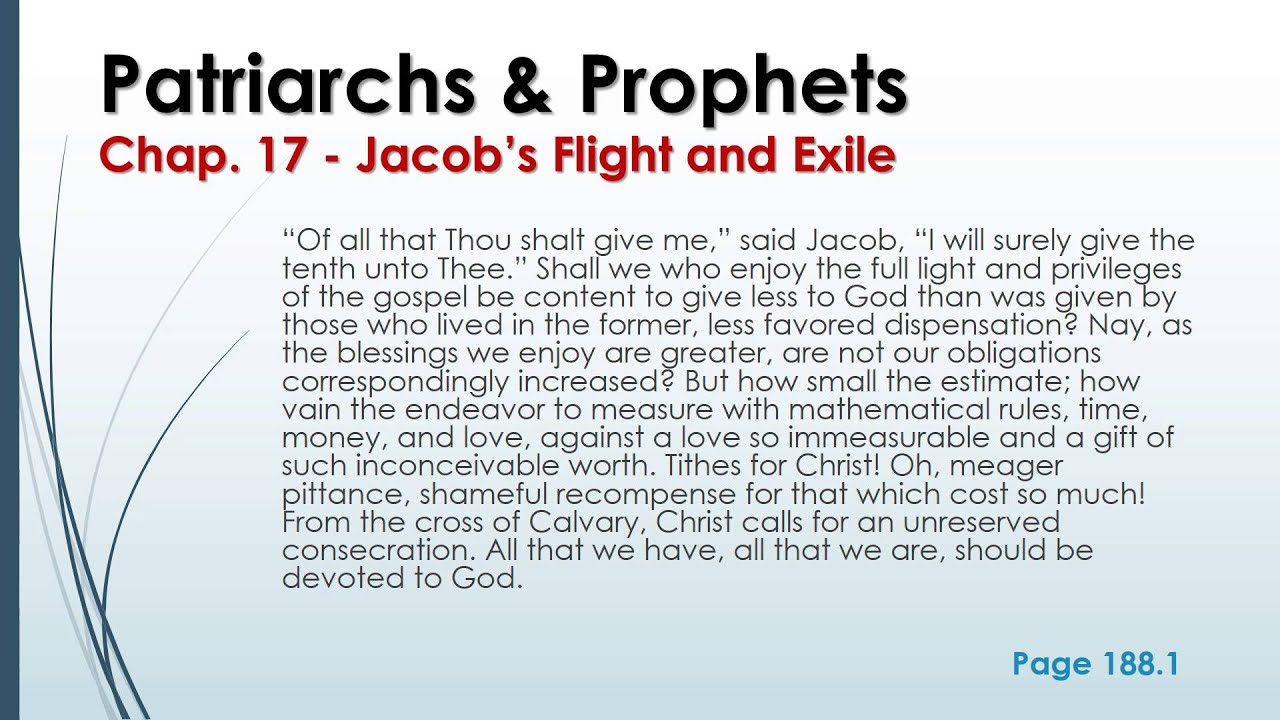 Chapter 17 - Jacob&rsquo;s Flight and Exile