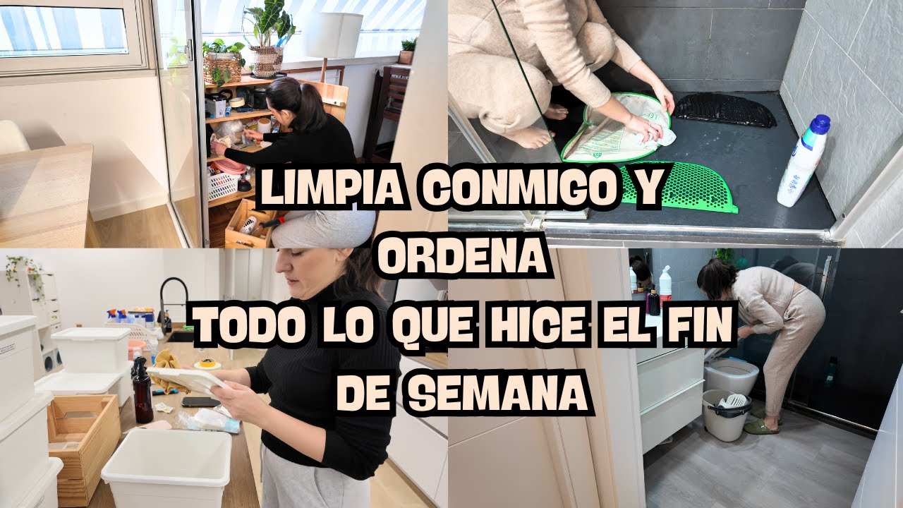 LIMPIEZA y ORDEN otoño TODO lo que HICE el FIN DE SEMANA