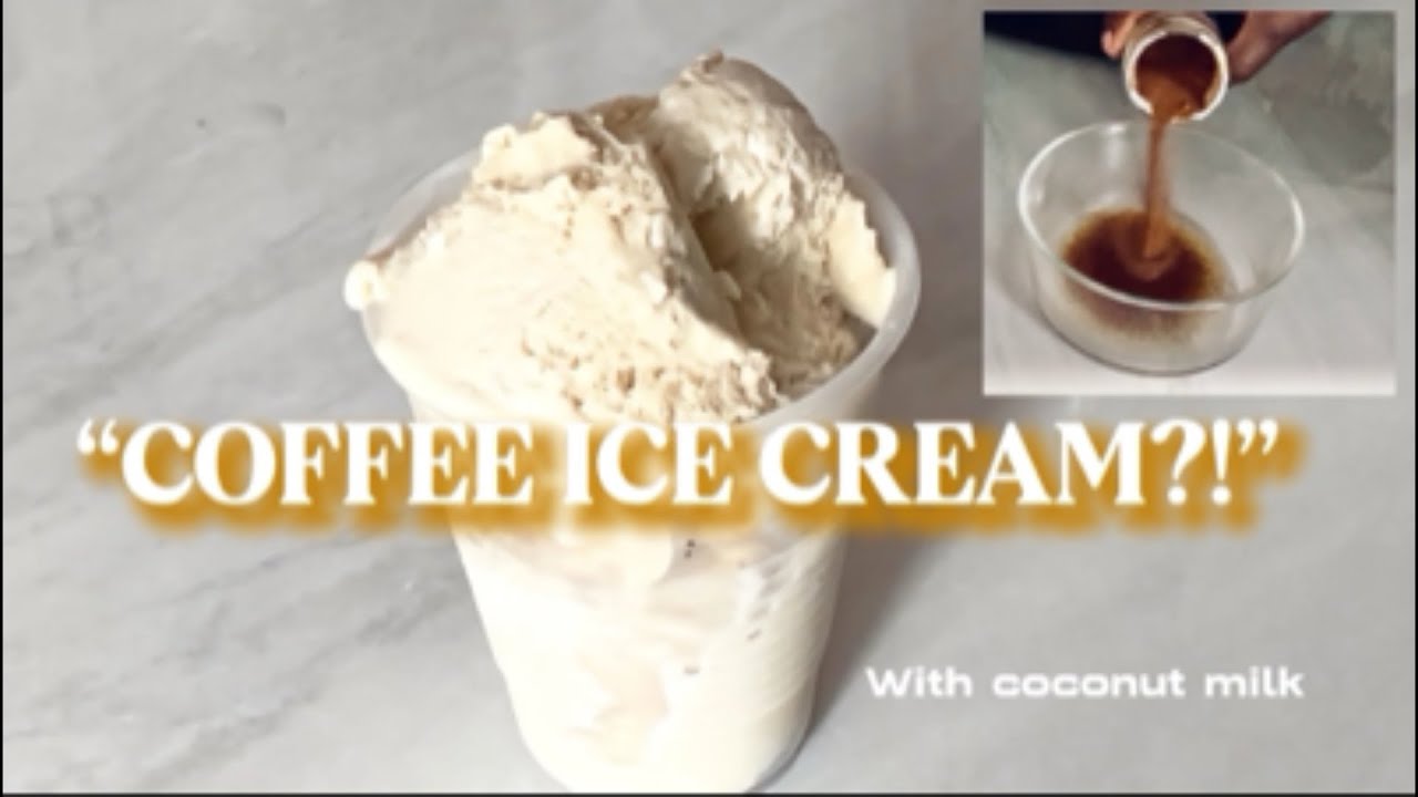 Blasting Coffee Ice Cream with Coconut Milk – Rich, Creamy & Addictive!