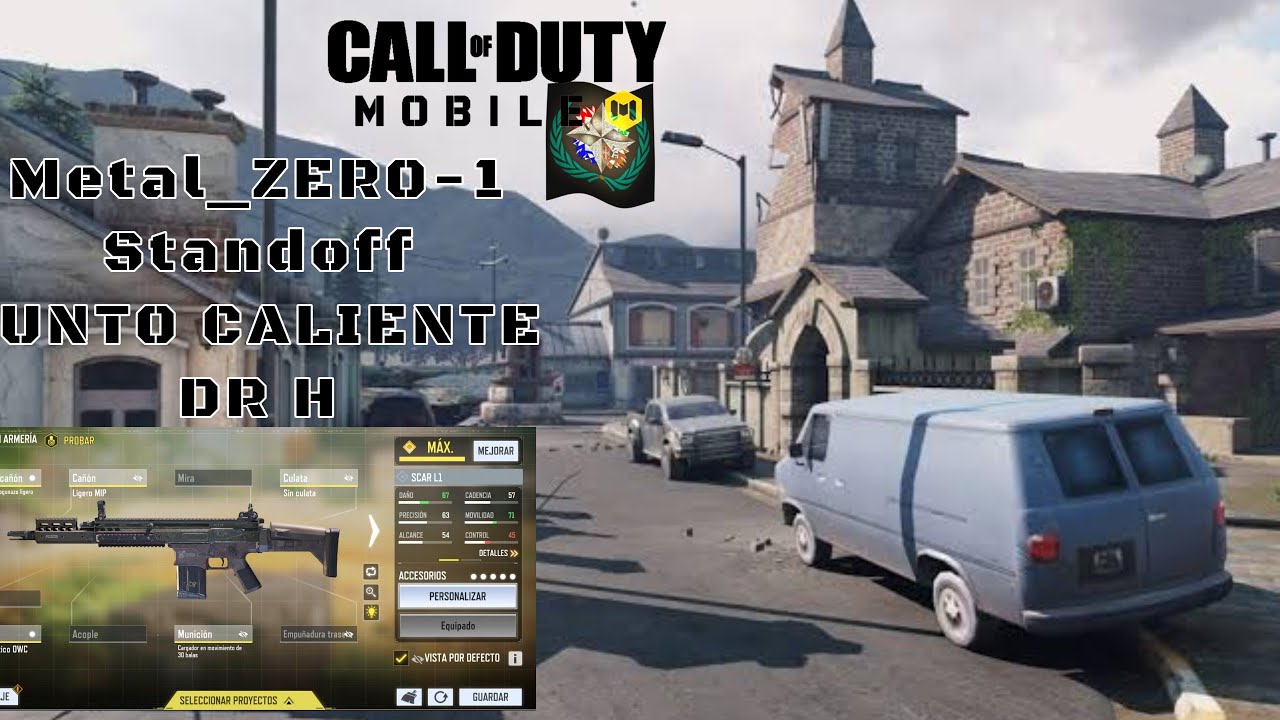 Call Of Duty Mobile / Metal_ZERO-1 / Punto Caliente / Standoff / DR H