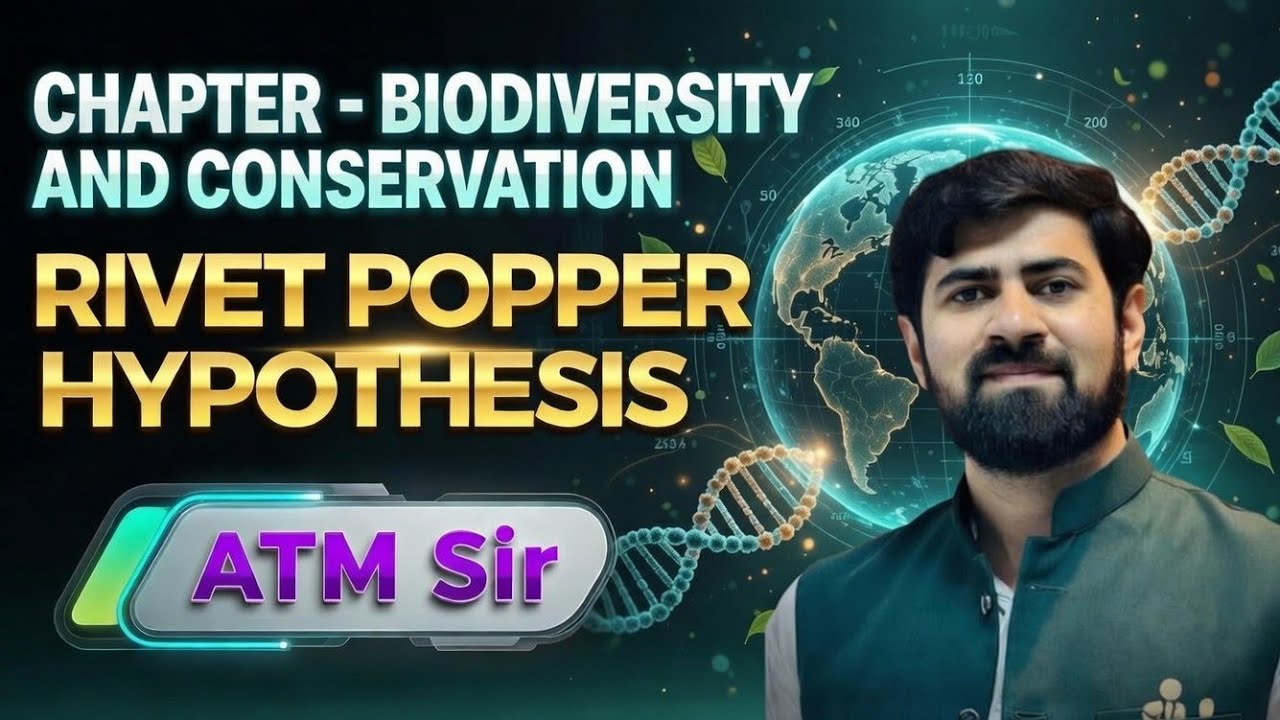 Rivet Popper Hypothesis | Biodiversity and conservation | By ATM sir 