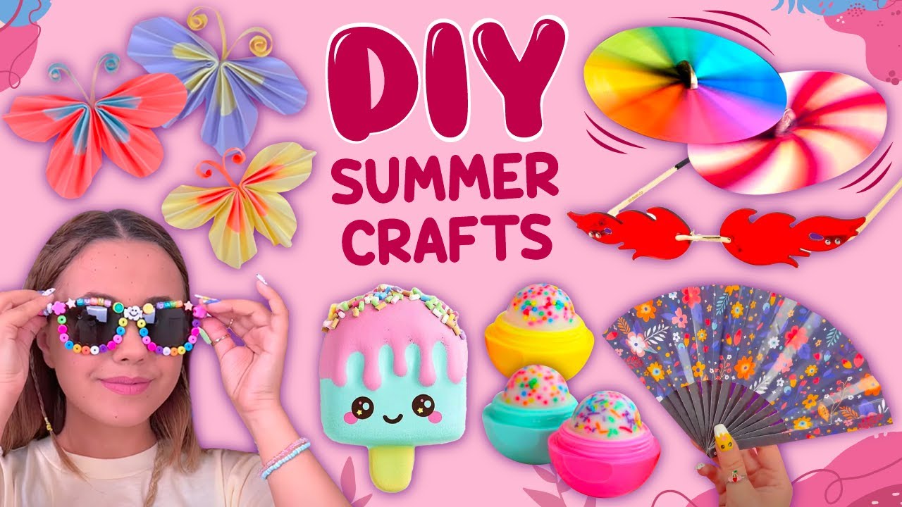 7 FUNNY SUMMER CRAFTS - DIY ADORABLE THINGS - MAGIC PAPER TOYS - Viral TikTok Easy Craft Ideas