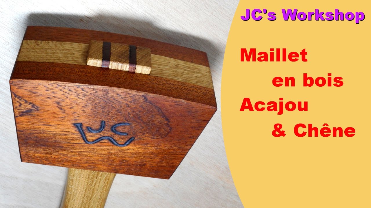 Comment faire un maillet en bois Acajou & Chêne - Travail du bois #41
