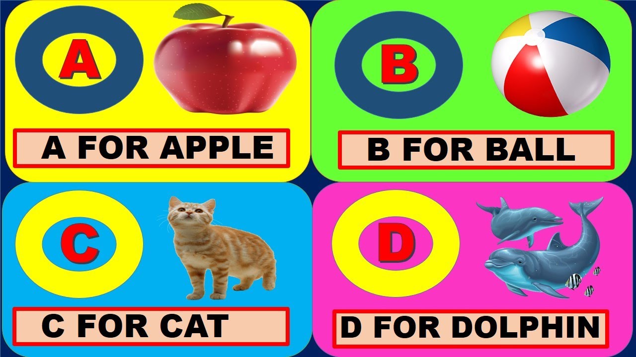 A FOR APPLE B FOR BALL C FOR CAT | ABC PHONICS SONGS FOR KIDS|LEARN ALPHABET A TO Z | ABC PHONETICS