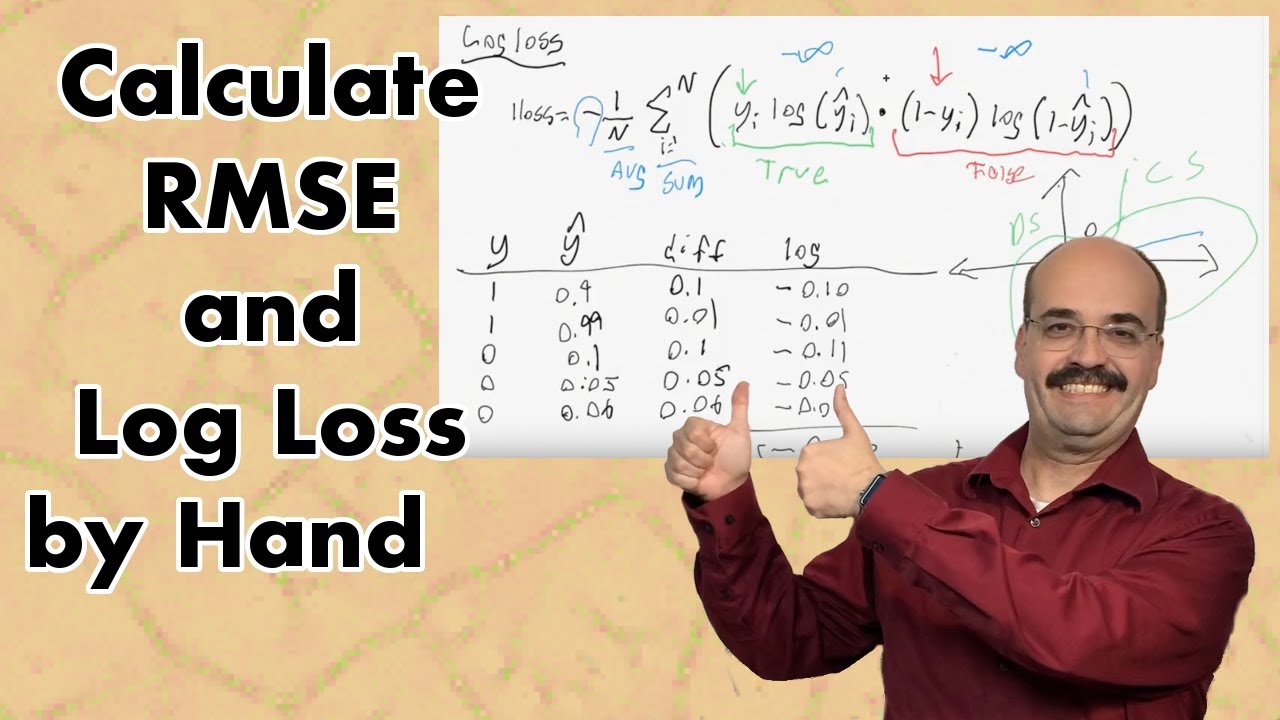 Neural Network RMSE and Log Loss Error Calculation from Scratch (4.5)
