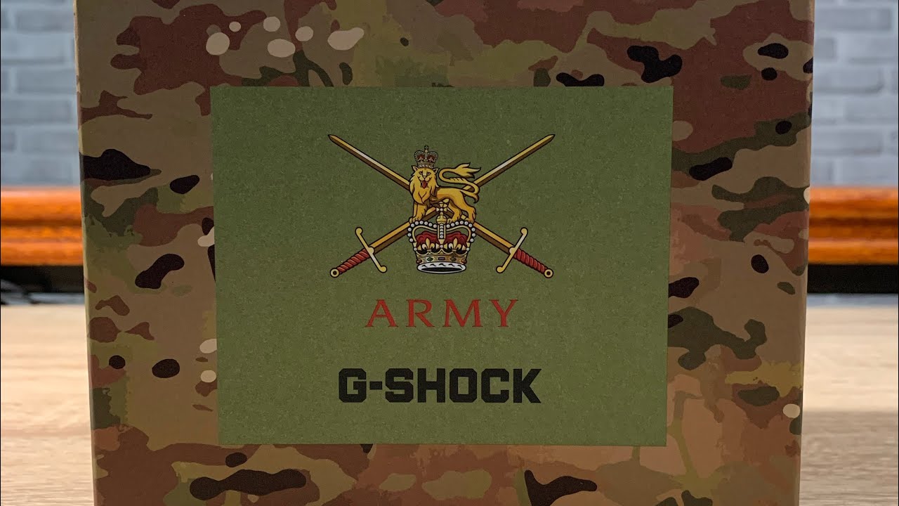 Unboxing: G-Shock GG-B100BA-1ADR, British Army Collaboration