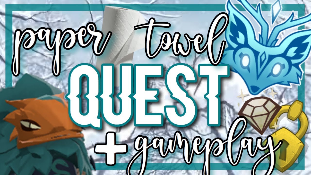 INSATIABLE PAPER TOWEL QUEST + GAMEPLAY! Ft. Alfieeric001 || Fer.al Beta