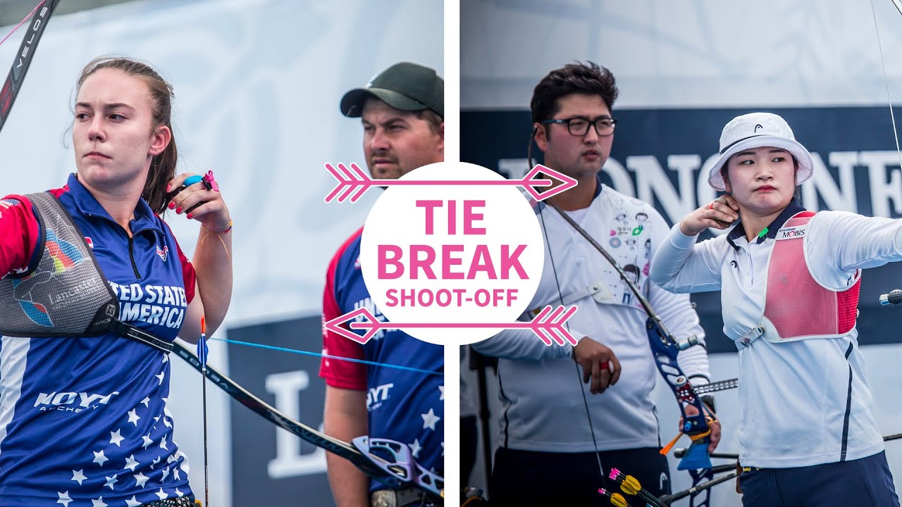 USA takes Korean favourites to recurve mixed team shoot-off | Fivics tiebreak