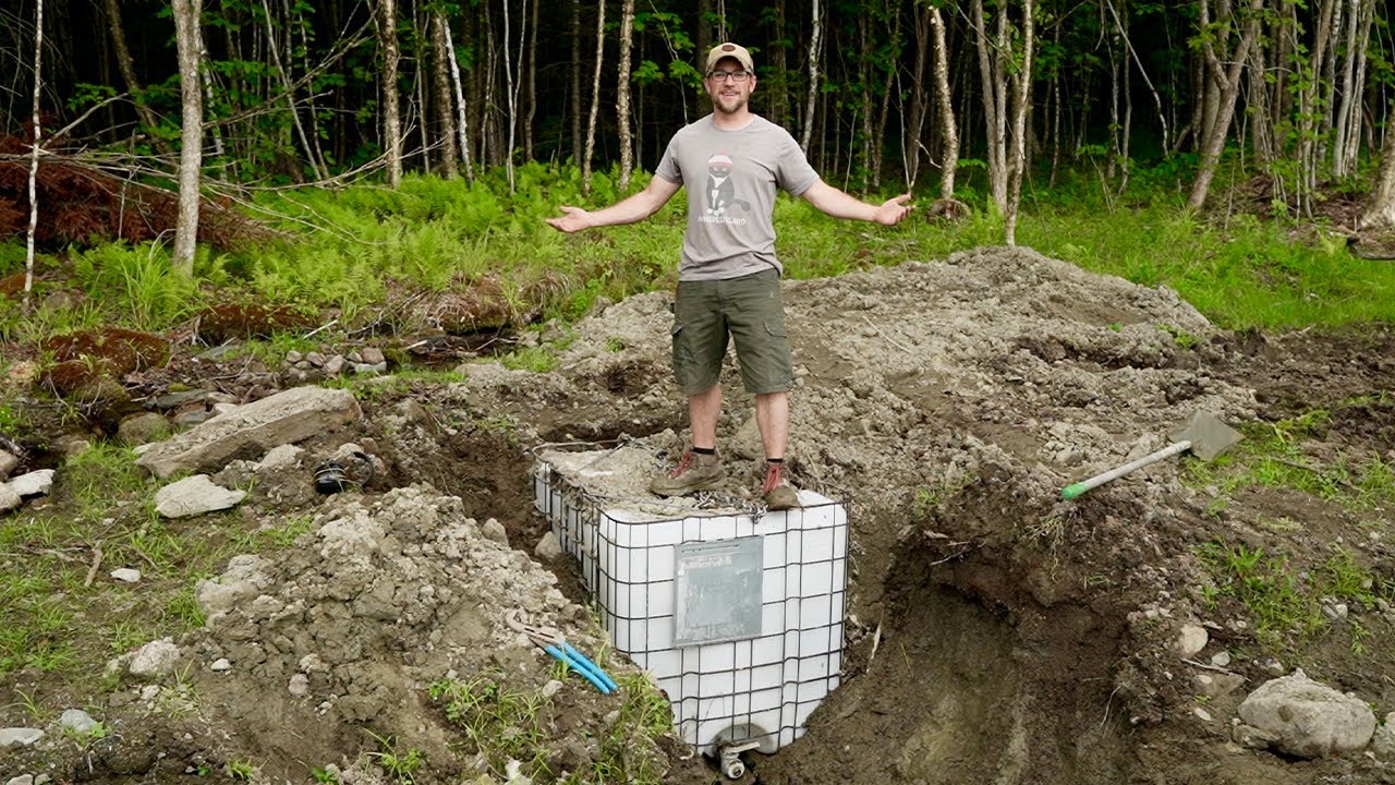 Here We GO!!! Building Our DIY Gravity Fed Water SYSTEM at Our OFF-GRID HOMESTEAD in the WILDERNESS