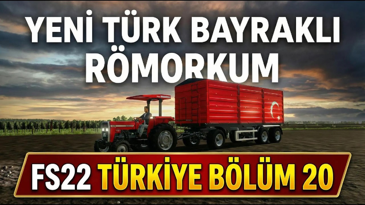 HARİKA BİR MOD FS22 TÜRKİYE BÖLÜM 21