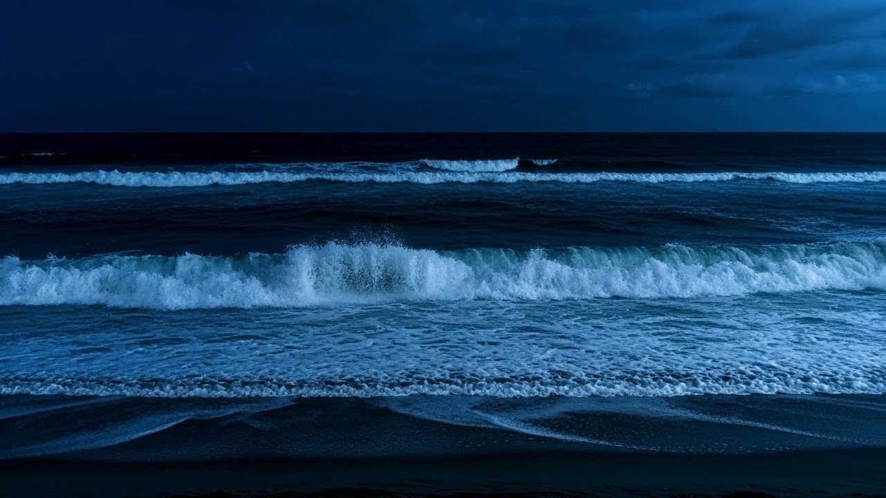 Healing Waves: Ocean Ambience for Deep Restorative Sleep (Dark Screen)