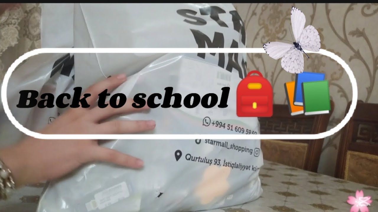 Məktəb alış-verişi vlog🎒📚@studybahar #backtoschool 