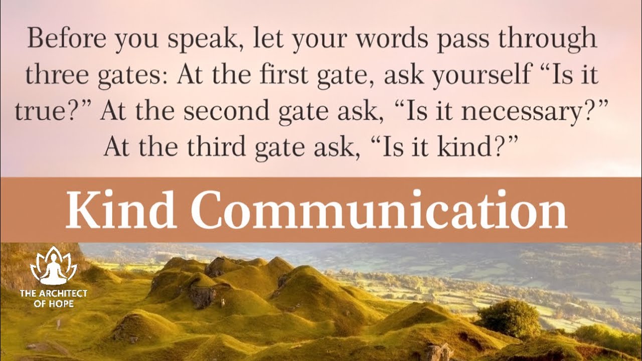 Daily Calm — September 6, 2025 — Kind Communication 