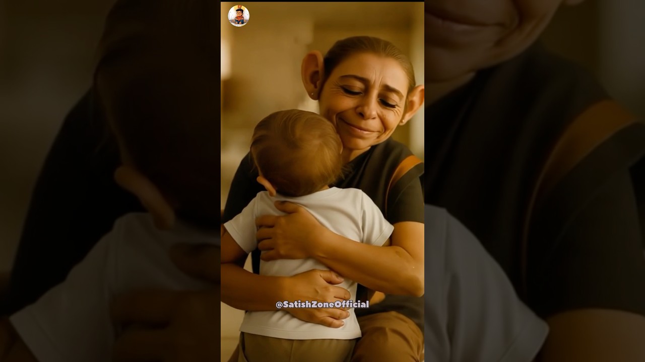 Emotional Short Story” a cute baby monkey