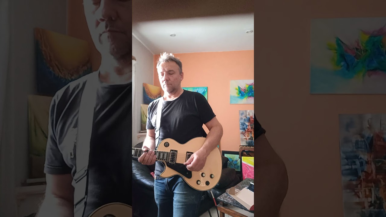 Epiphone Les Paul Custom Blackback............ wah wah Vox