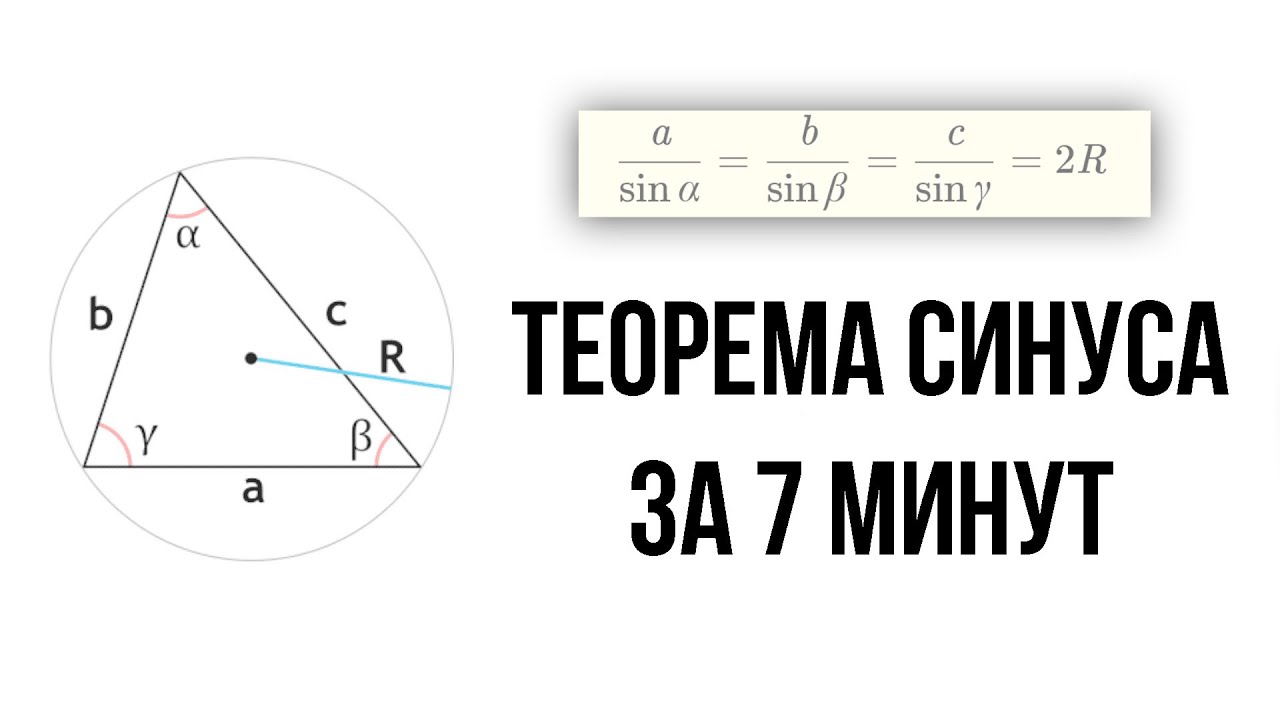 ТЕОРЕМА СИНУСОВ — И ЕЁ ДОКАЗАТЕЛЬСТВО