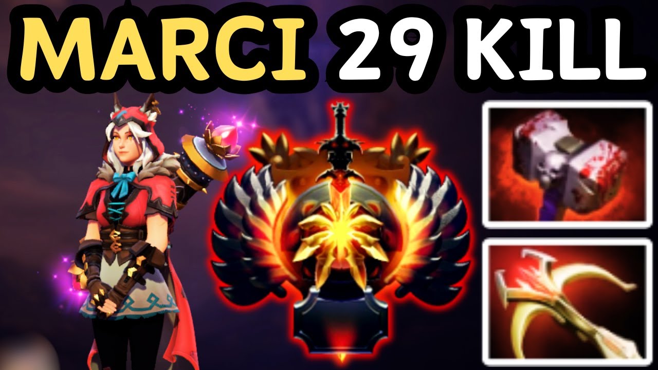 🔥 THIS IS HOW 29 KILL MARCI CARRY BREAKS EVERY HERO | DOTA 2 🔥