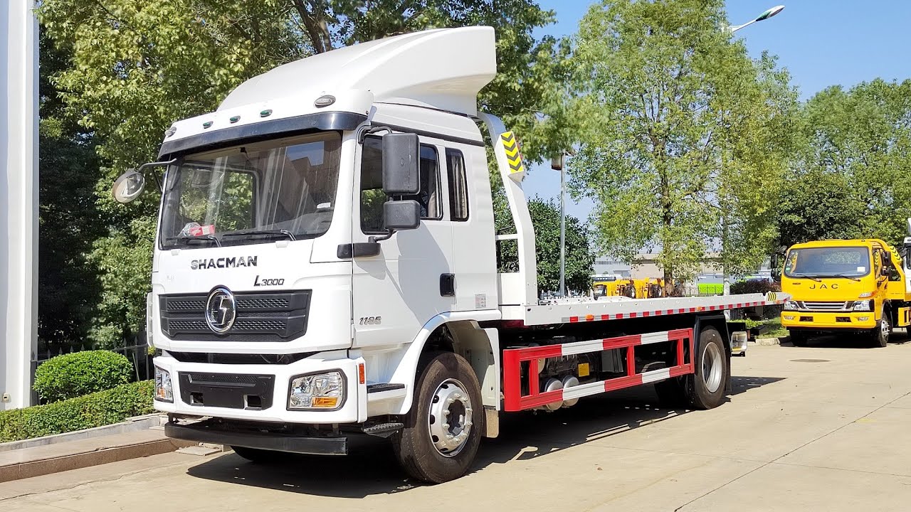 SHACMAN L3000 Sliding platform wrecker truck with winch