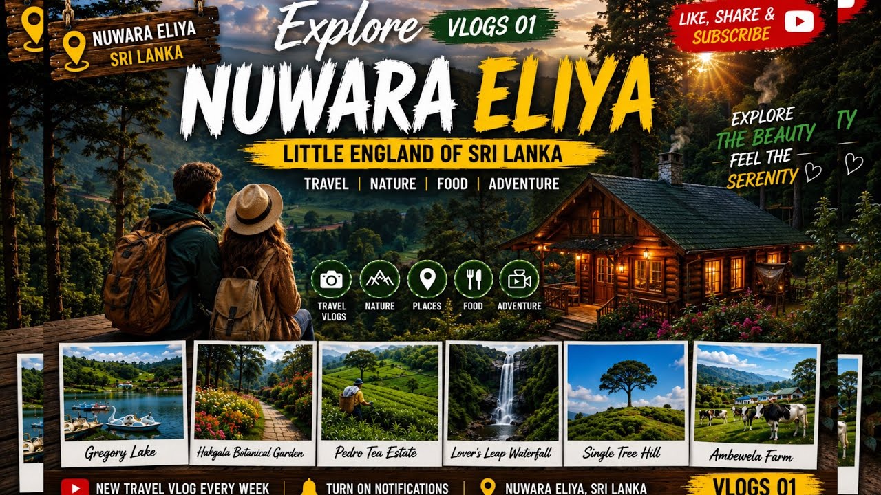 Nuwara Eliya Travel Vlog | Day 01 නුවරඑළිය යමූ 🥶  #christmastree cozy #nuwaraeliya #ditwahcyclone 