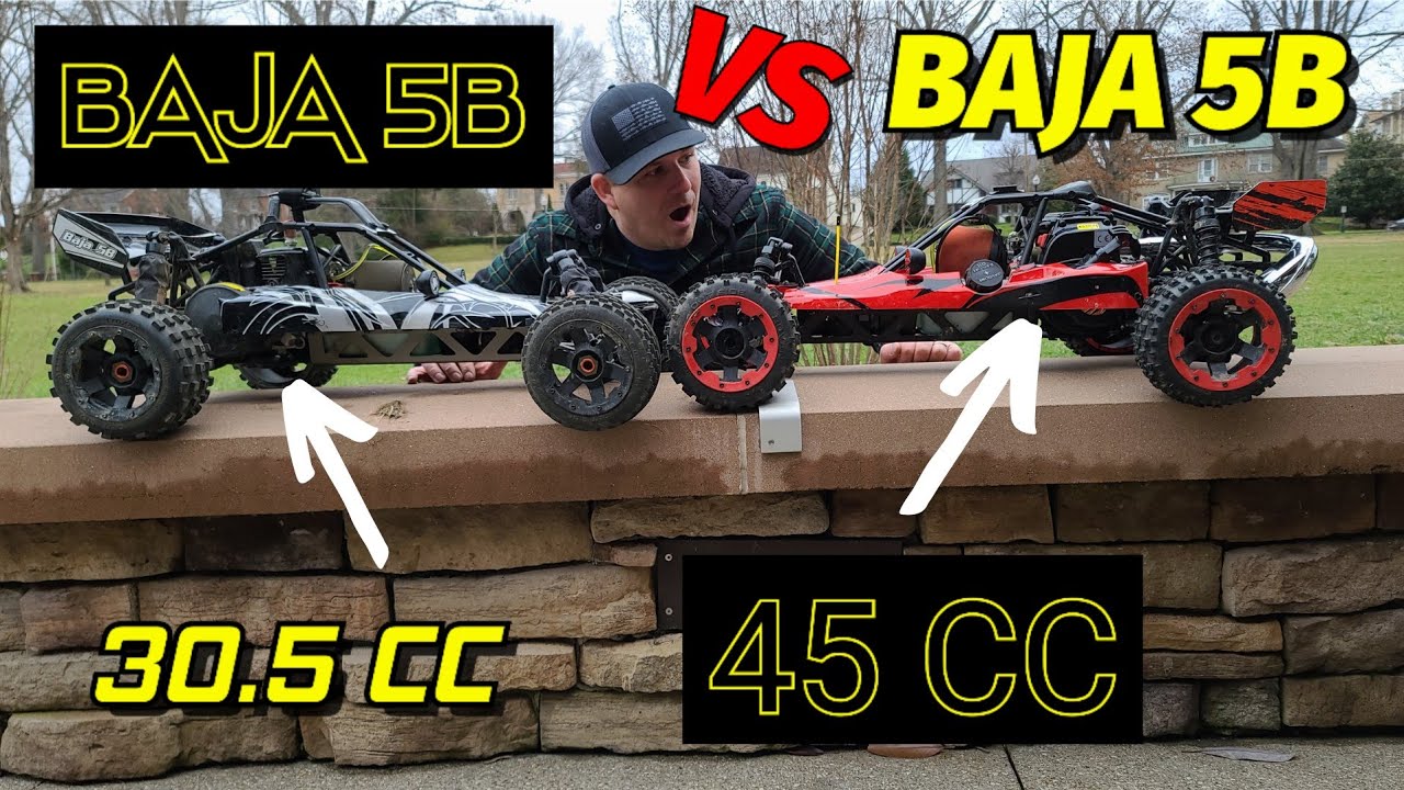Breaking In My Swapped 45 CC Rovan Motor Against A 30.5 CC Rovan Baja 5B