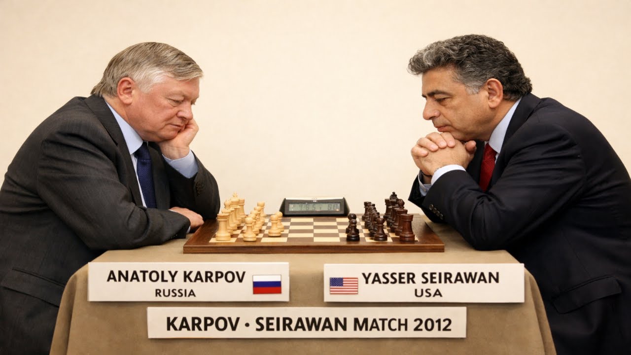 Anatoly Karpov vs Yasser Seirawan - Karpov • Seirawan Match, 2012