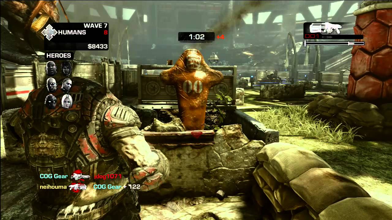 Gears of War 3 Beast mode on Thrashball