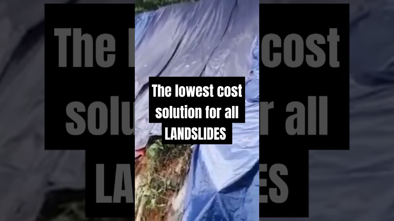 SAVE MILLIONS on recovering Landslides a true Evergreen environmentally friendly supergrass solution