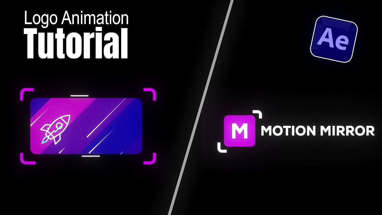 Cool Text & Logo Animation In After Effect | After Effects Tutorial - Motion Mirror