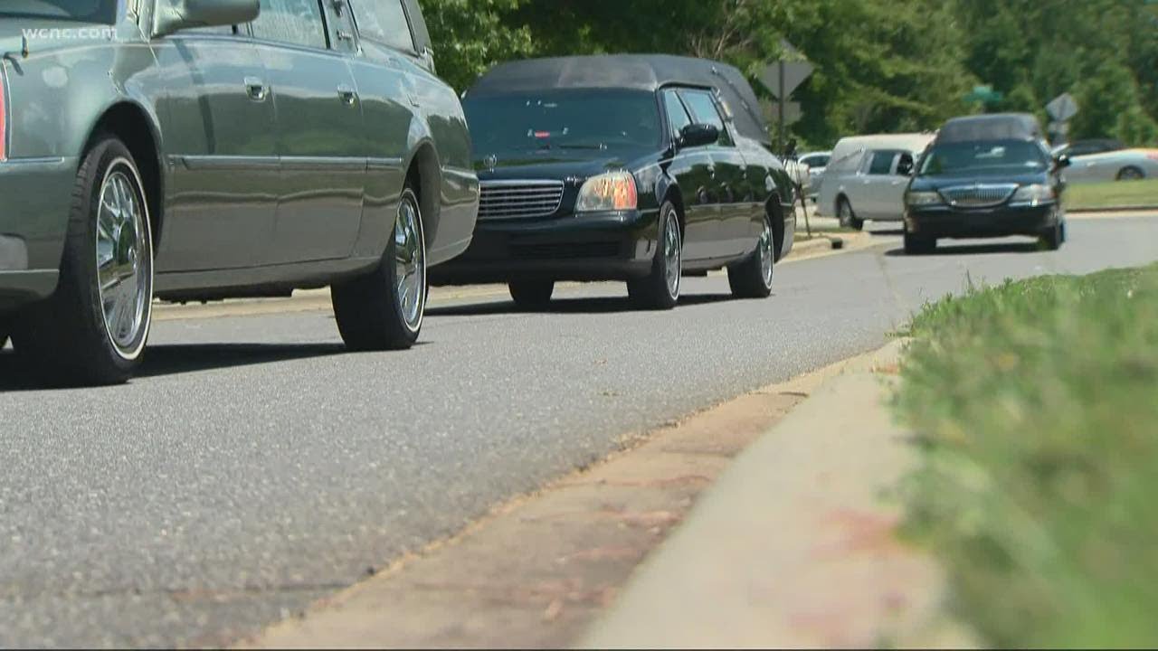 Procession of hearses in Charlotte carry powerful message against violence