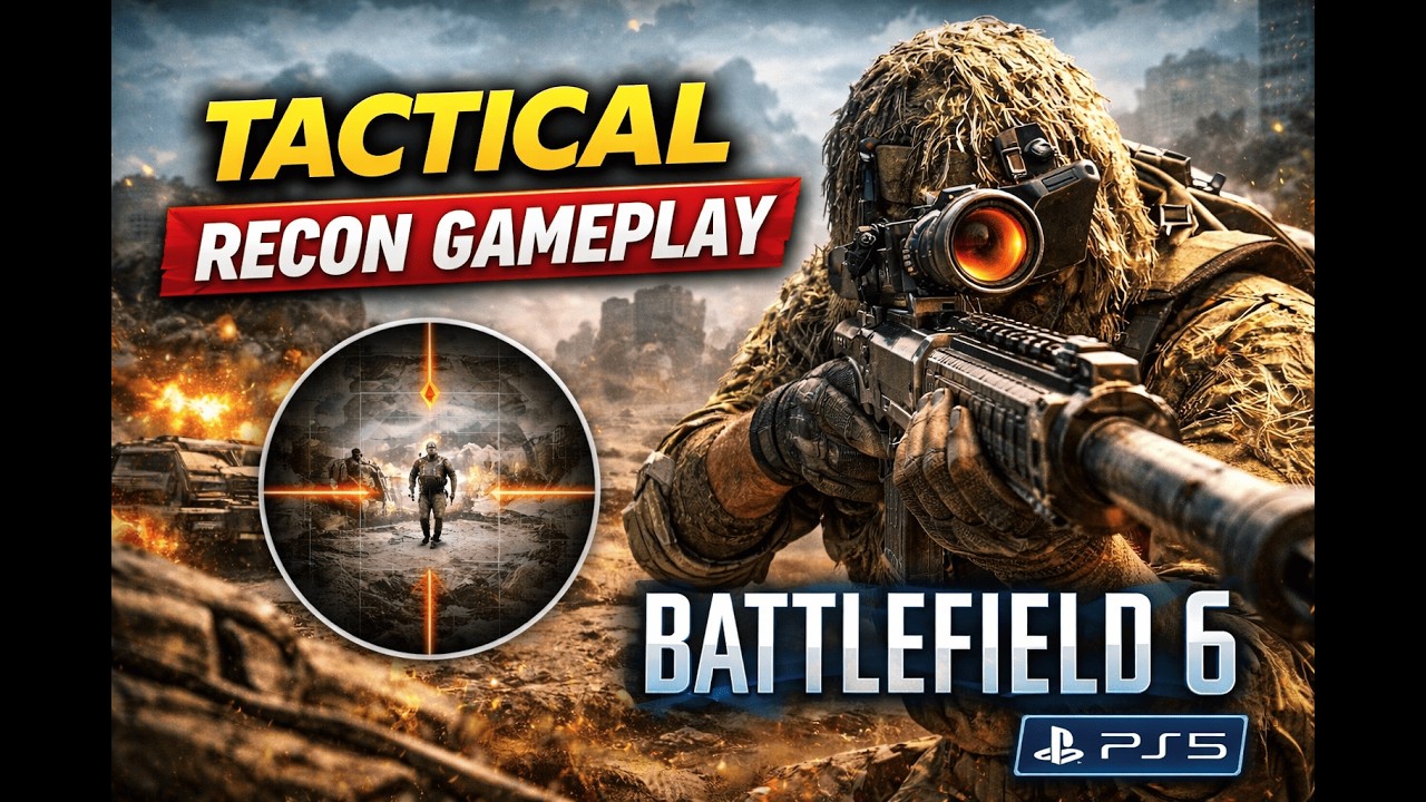 Smart Recon Plays 🎯 | Battlefield 6 PS5 Gameplay