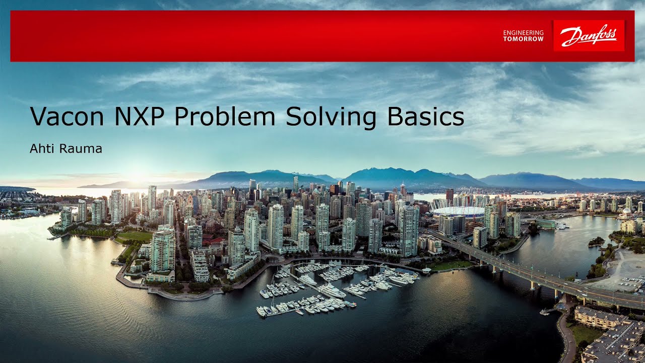 How to solve basic problems for the VACON® NXP drive