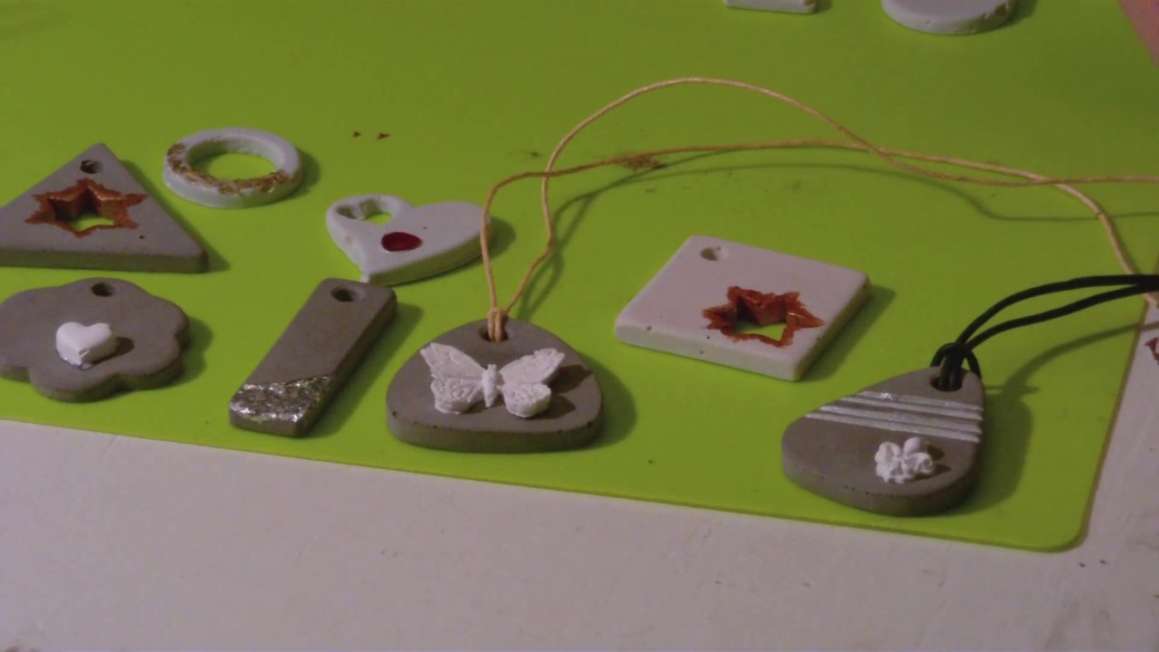 DIY - Schmuck aus Beton - Jewelry made of concrete