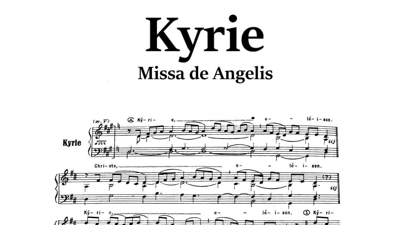 Kyrie - Messa De Angelis - Organo solo