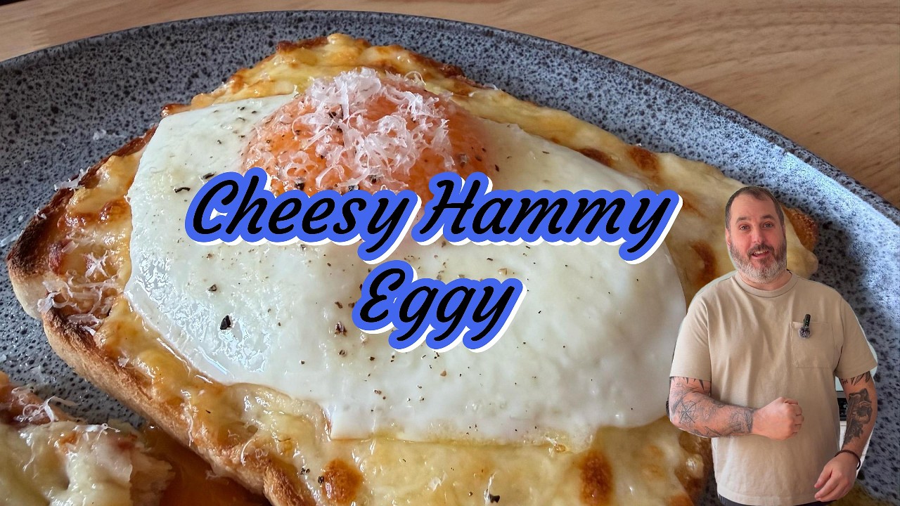 Cheesy Hammy Eggy Toastie