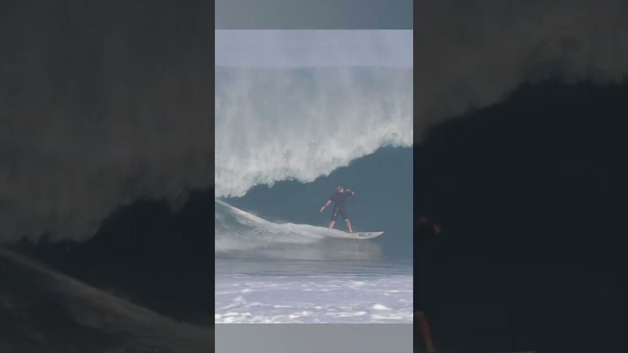 Anthony Walsh on a pipeline beast