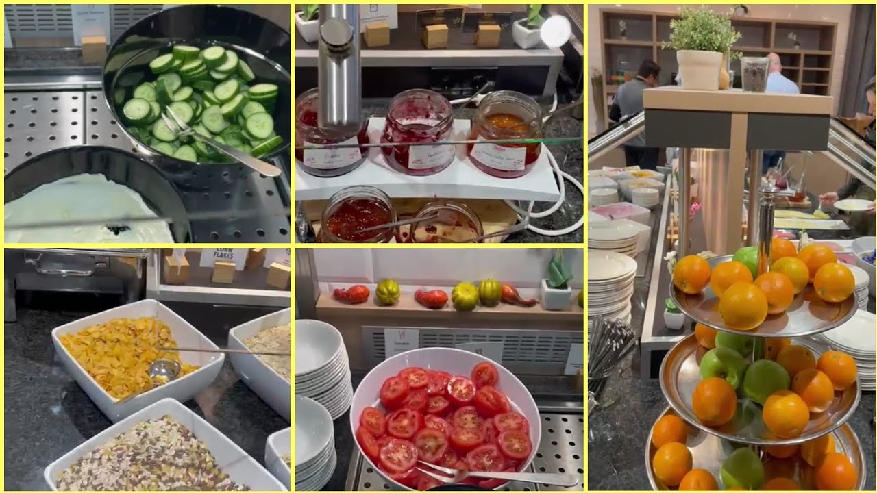 Breakfast buffet - Of Holiday Inn Express Frankfurt |