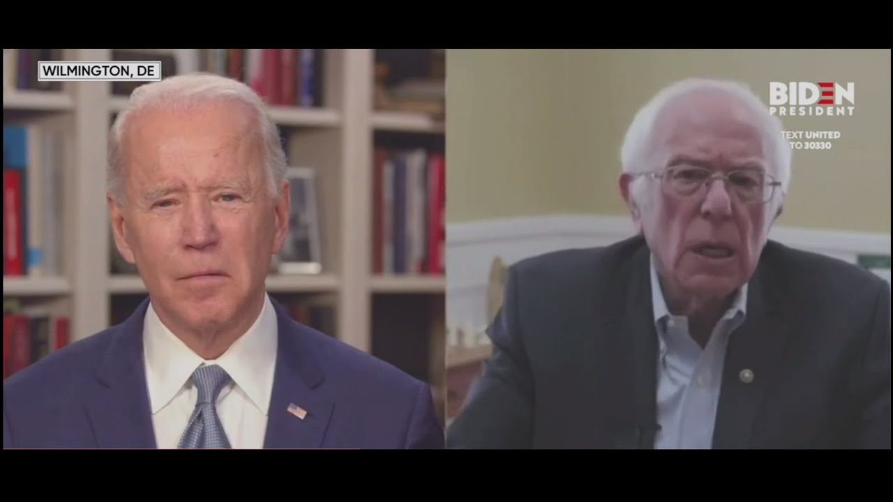 Bernie Sanders endorses Joe Biden for president