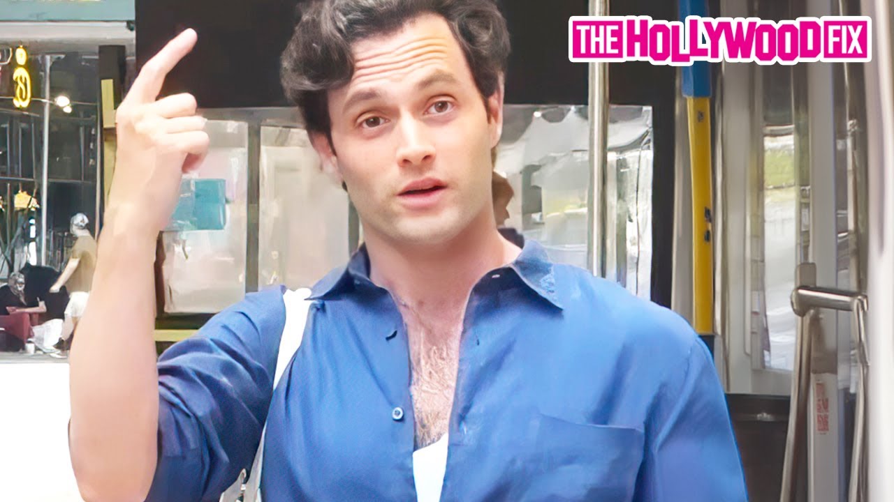 Penn Badgley Makes Time For Fans Before Arriving On Set To Film The New Season Of 'You' In New York