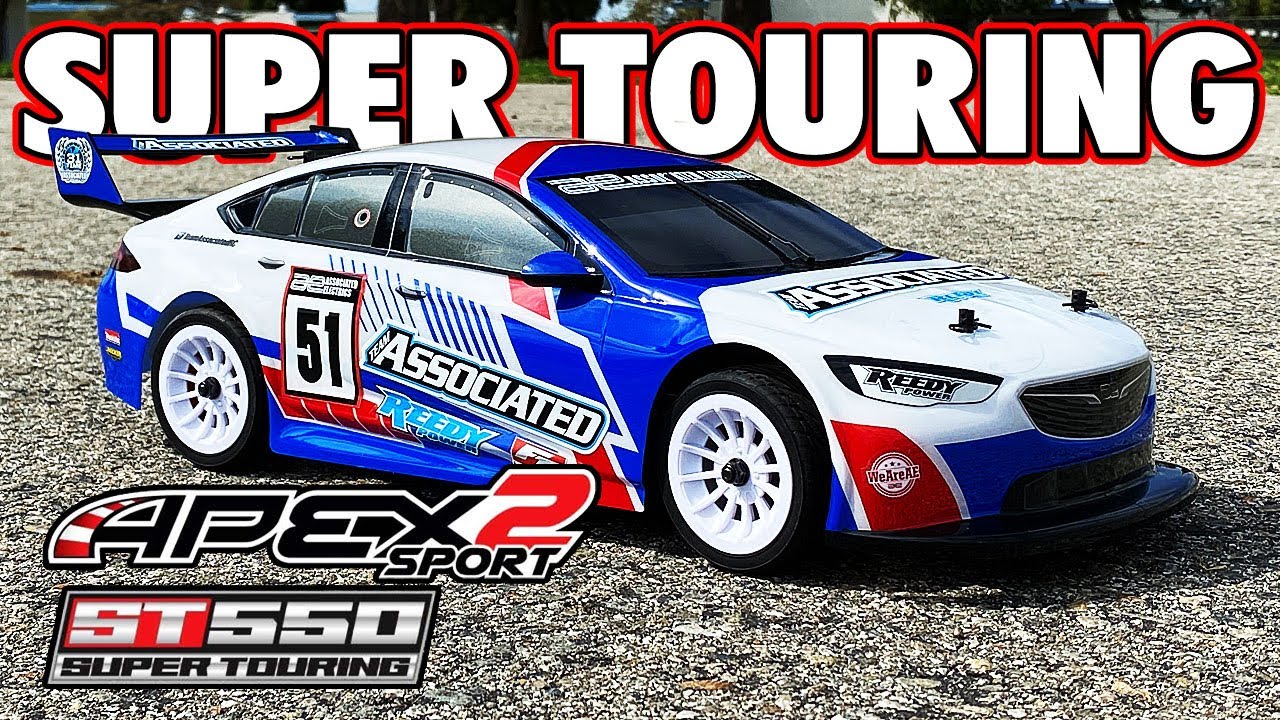 Наконец, RC V8 SuperCar — Apex2 Sport ST550 от Team Associated