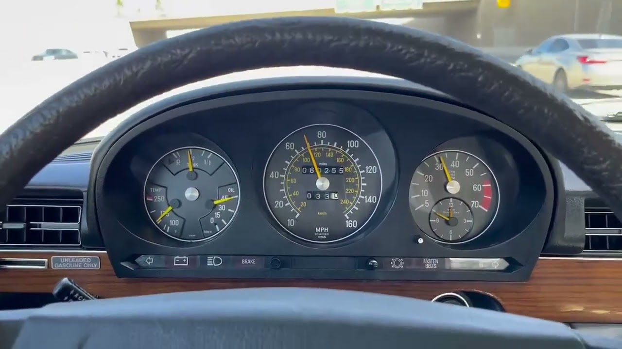1979 MB 450SEL Test Drive