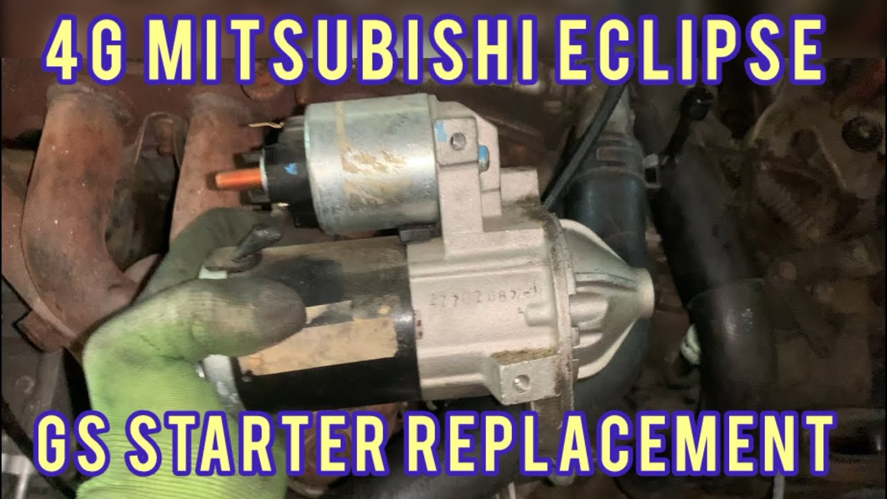 STARTER REPLACEMENT ON 4G ECLIPSE GS(TORQUE SPECS INCLUDED)2006 to 2012