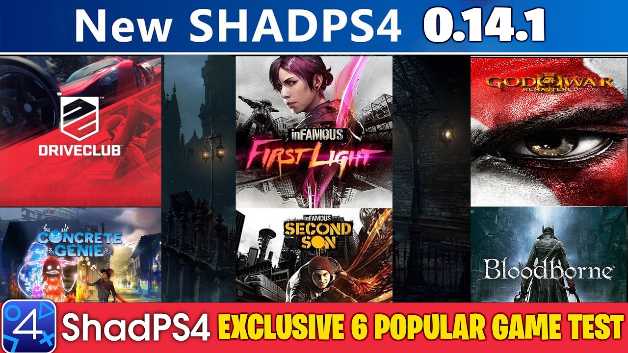 ShadPS4 (PS4 Emulator) ~ Exclusive Games Tested On The New v0.14.1 WIP