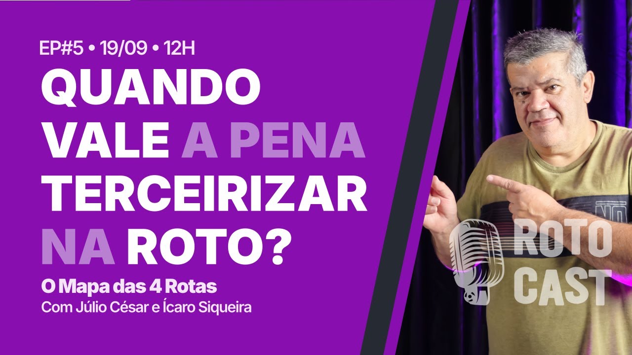Rotocast #5 | Quando vale a pena terceirizar na Rotomoldagem? (AO VIVO)