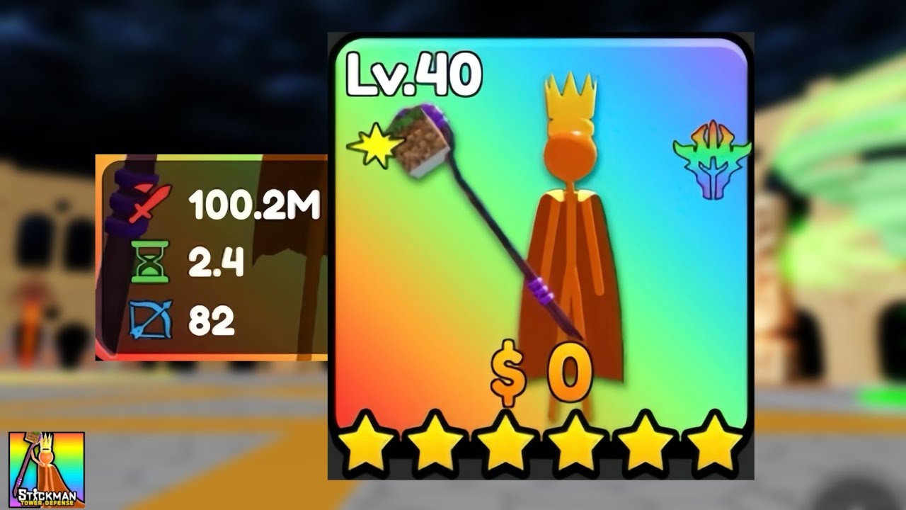 Stickman Tower Defense: King Orange Monarch (stickman td)