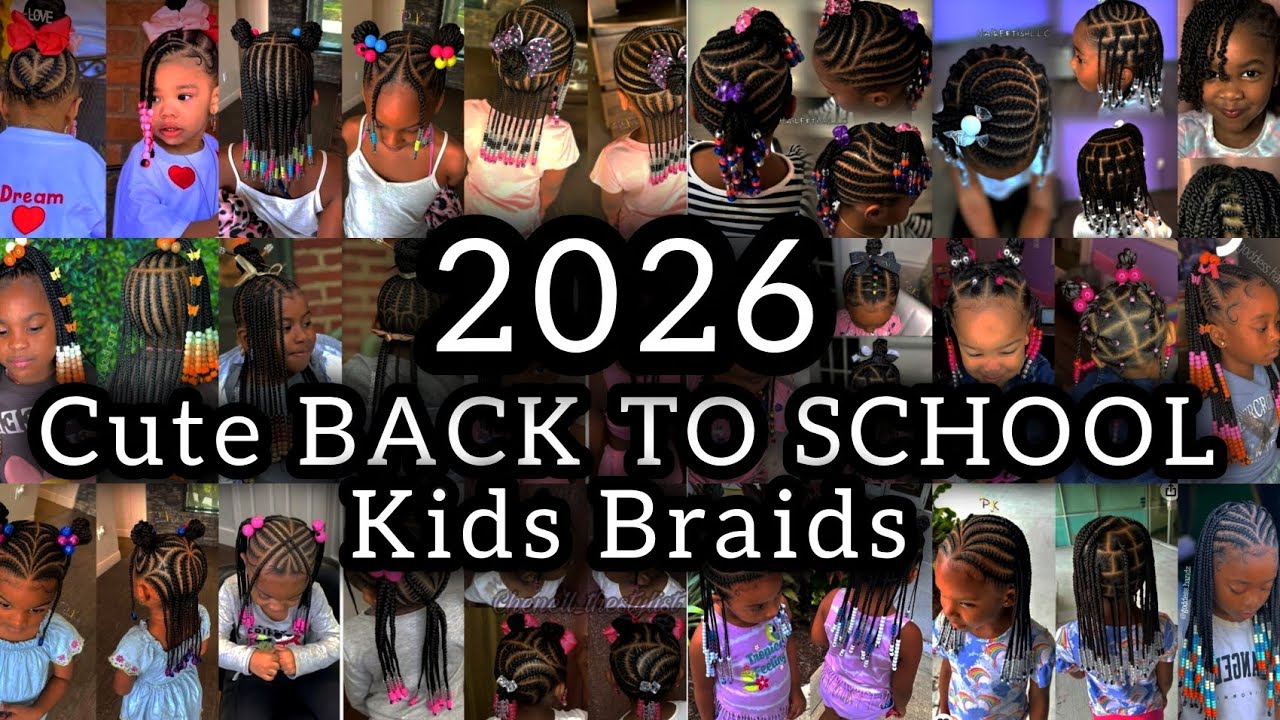 🔥2026 Милые и простые прически для школы / Косички для детей 